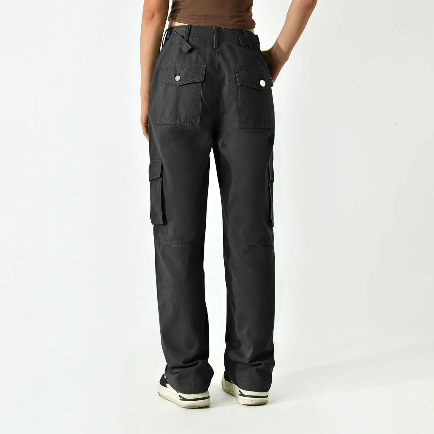 Baggy Cargo Pants Women High Waisted Wide Leg Hiking Pants Lightweight Y2k Boyfriend Jeans Loose Comfy Work Pants