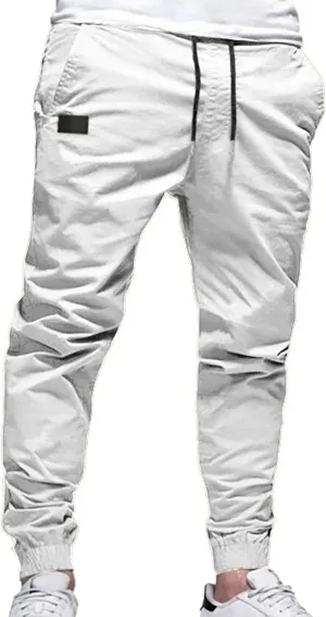 Big and Tall Cargo Pants for Men Sweatpants for Men Cargo Straight Leg Sweatpants Stretch Elastic Waist Sports Jogger
