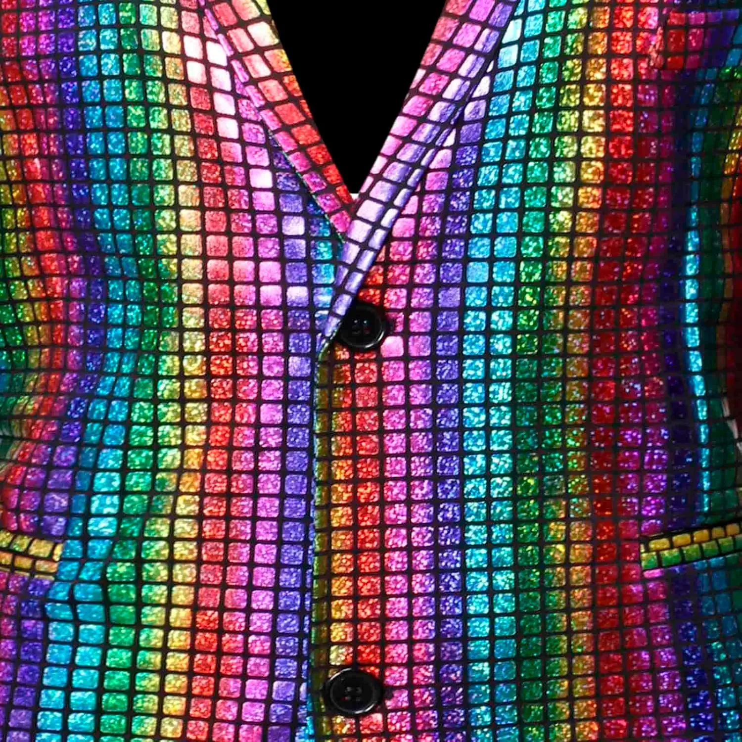 Big And Tall Suits for Men Classic Fit Blazer One Button Rainbow Jacket Pant Suit Set Mens Slim Fit 2 Piece Suit