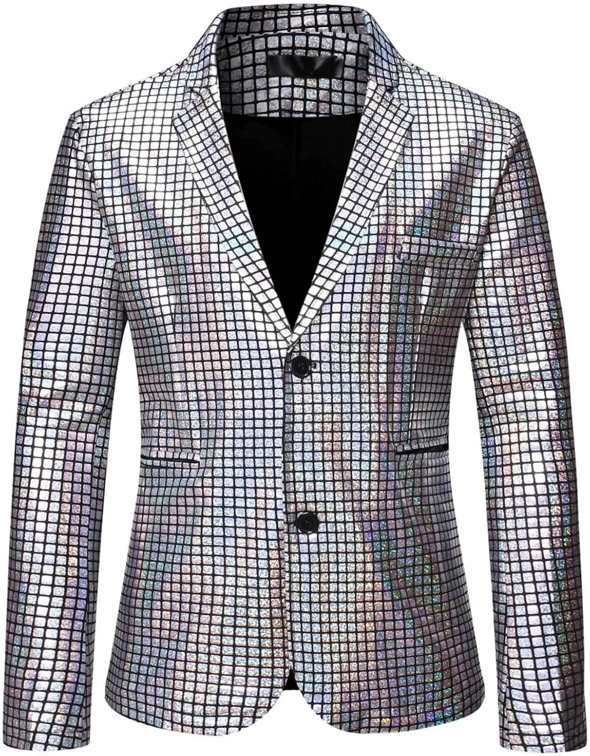 Big And Tall Suits for Men Classic Fit Blazer One Button Rainbow Jacket Pant Suit Set Mens Slim Fit 2 Piece Suit