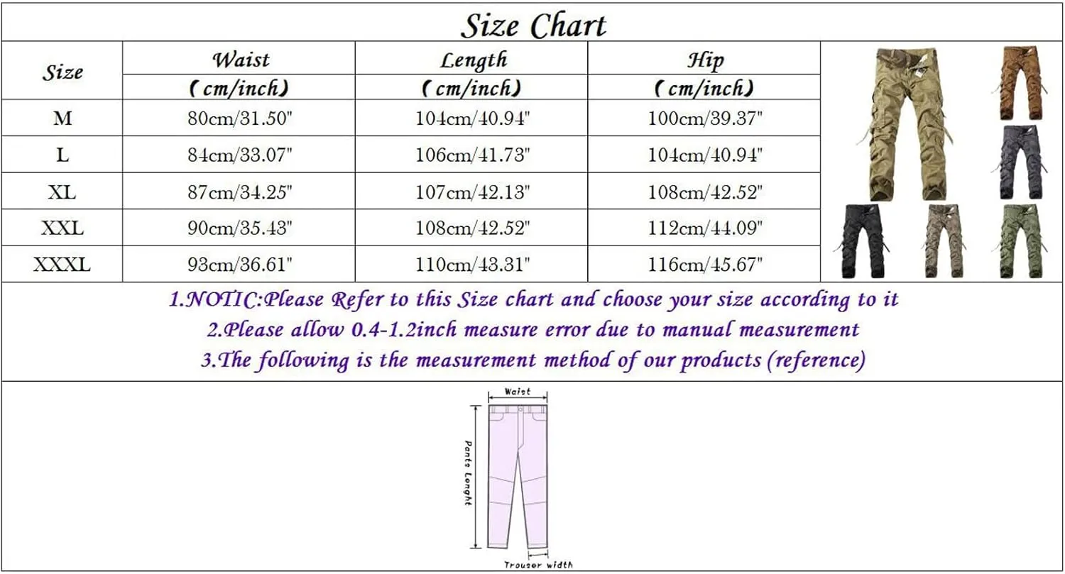 Bottom Straight Leg Loose Fit Baggy Athletic Jogger Pant Men's Jogger Sweatpant with Pockets Men Sport Athletic Outdoor Jogger Pants Lightweight Casual Work Cargo Pants Cargo ZXUS0215-SALE1680