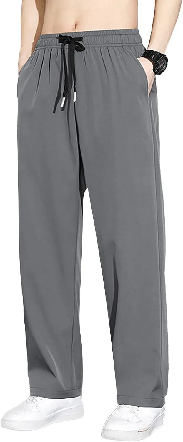 Cargo Pants for Men Casual Casual Hiking Pants Joggers Athletic Pants Loose Straight Leg Sweatpants Multi Pockets