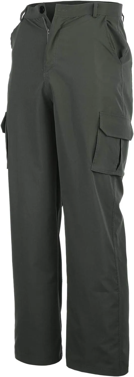 Cargo Pants for Men Relaxed Fit Athletic Gym Workout Pants Solid Color Straight Pants Cotton Legging Pants Sweatpants