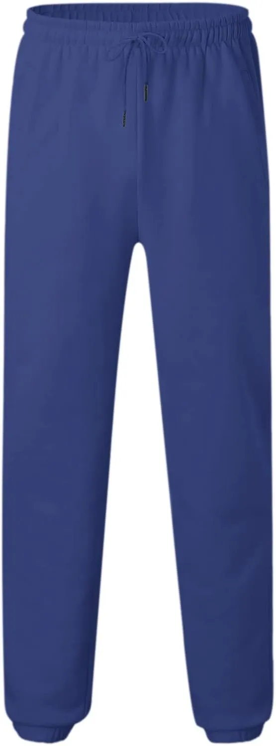 Cargo Pants for Men Relaxed Fit Elastic Waist Baggy Drop Crotch Sweatpant Mens Heavyweight Sweatpants Fleece Trousers