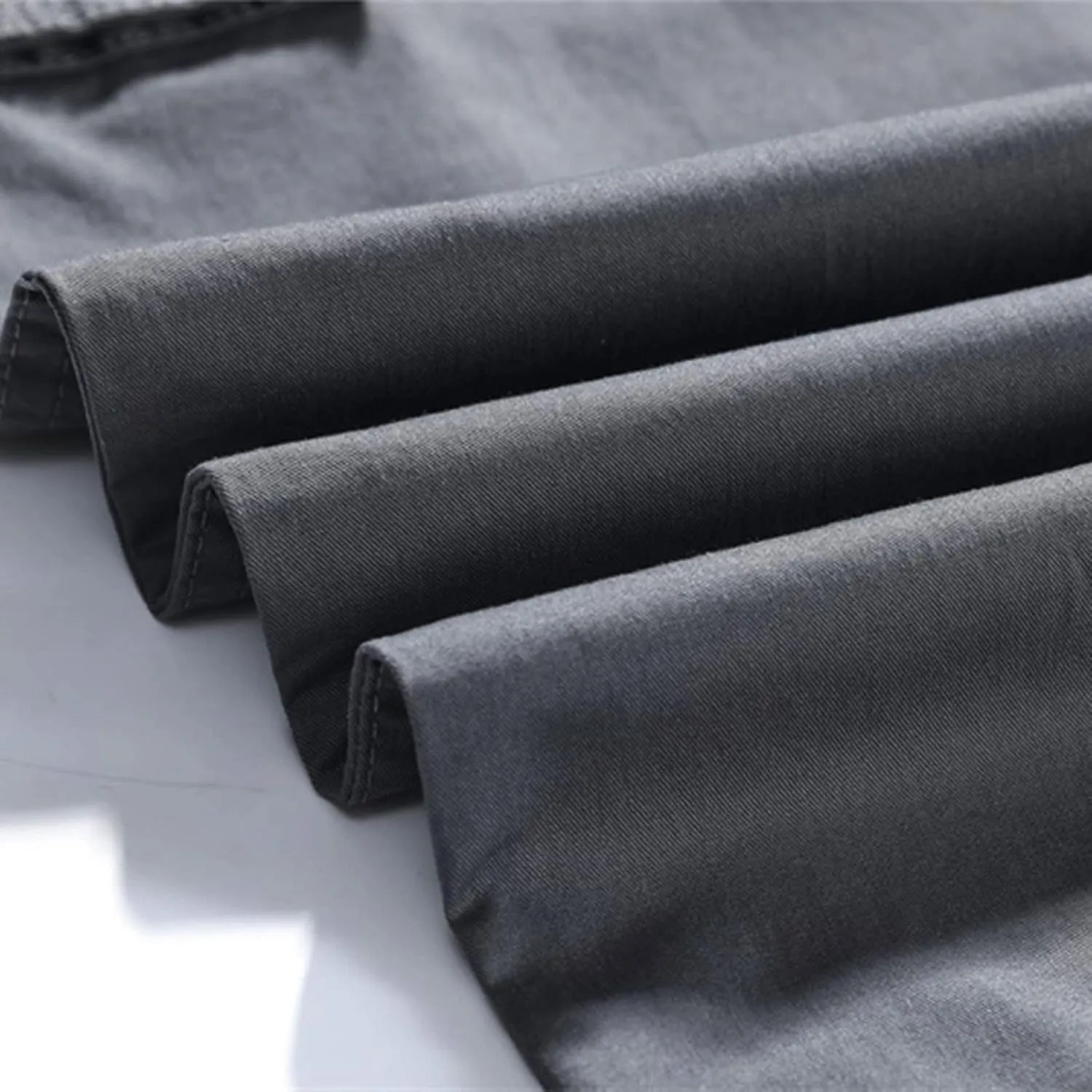 Cargo Pants for Men Relaxed Fit Joggers Solid Corduroy Multi Pockets Straight Work Pants High Street Mens Sweatpants