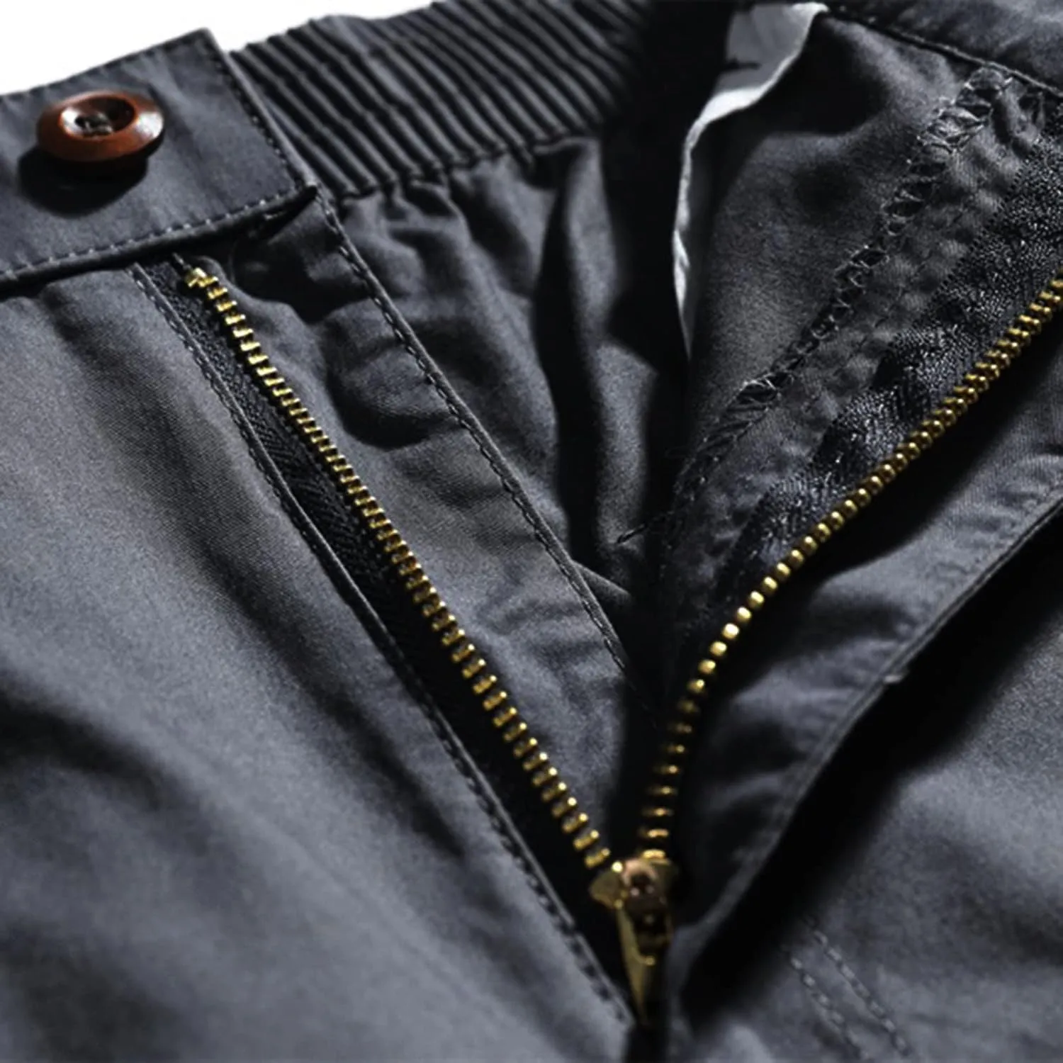 Cargo Pants for Men Relaxed Fit Joggers Solid Corduroy Multi Pockets Straight Work Pants High Street Mens Sweatpants