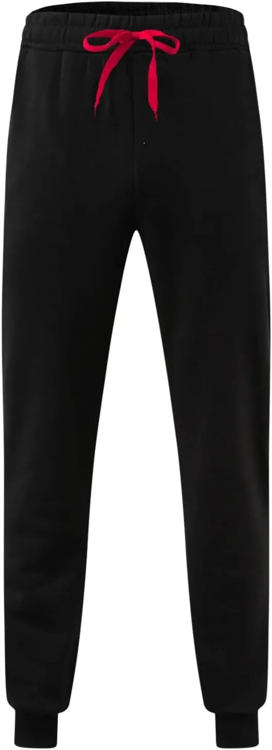 Cargo Pants for Men Relaxed Fit Mens Cargo Pants Multi-Pockets Outdoor Pants Men's Fleece Cargo Jogger Athletic Pants