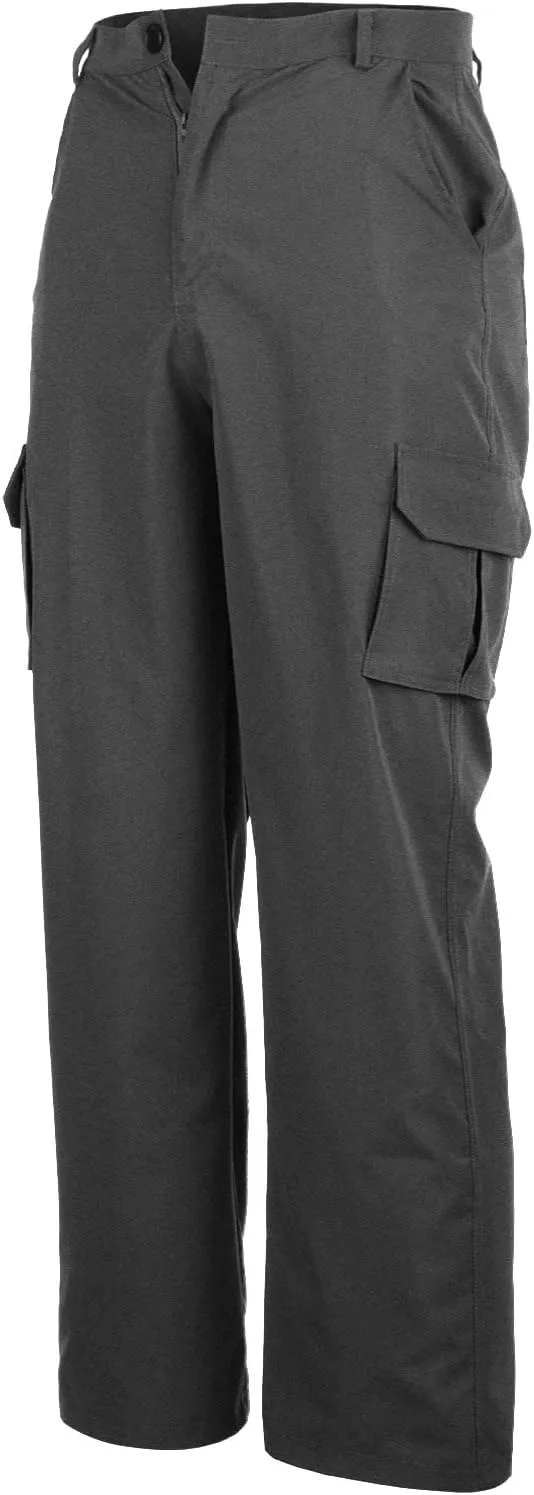 Cargo Pants for Men Relaxed Fit Mens Cargo Pants Stretch Elastic Waist Athletic Workout Jogger Drawstring Sport Pants