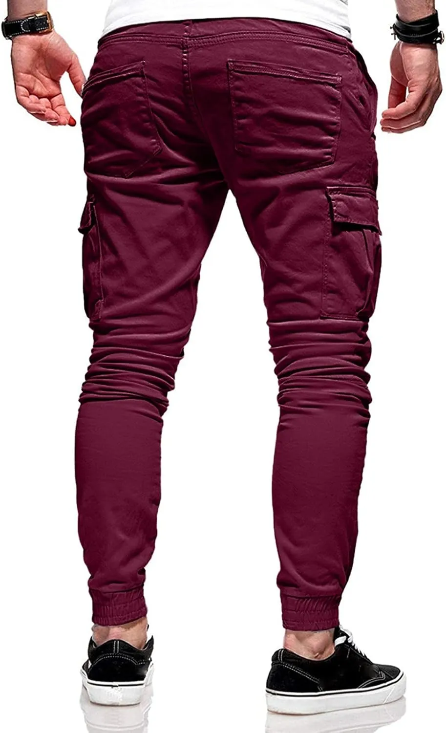 Cargo Pants for Men Relaxed Fit Pants Fashion Loose Handsome Pocket Jeans Pants Tooling Camouflage Pants Jogger Pants