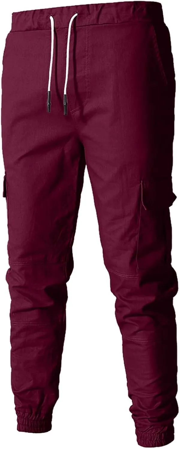Cargo Pants for Men Relaxed Fit Pants Fashion Loose Handsome Pocket Jeans Pants Tooling Camouflage Pants Jogger Pants