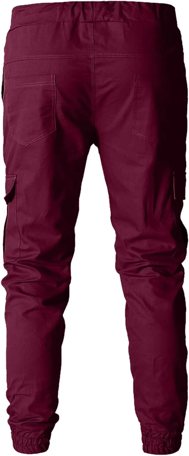 Cargo Pants for Men Relaxed Fit Pants Fashion Loose Handsome Pocket Jeans Pants Tooling Camouflage Pants Jogger Pants