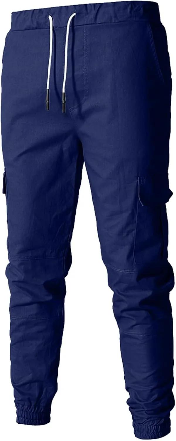 Cargo Pants for Men Relaxed Fit Pants Fashion Loose Handsome Pocket Jeans Pants Tooling Camouflage Pants Jogger Pants