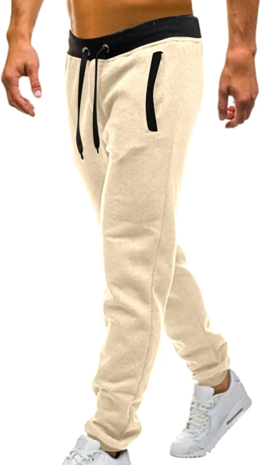Cargo Sweatpants for Men Mens Lounge Pants Pants Mens Athletic Workout Running Jogger Pants with Pockets Cargo Pants