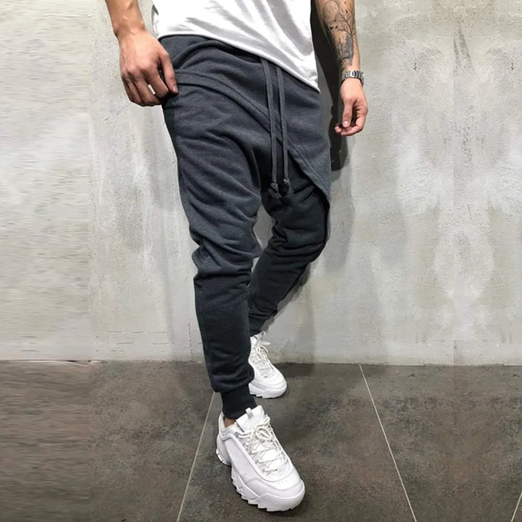 Cargo Sweatpants for Men Mens Lounge Pants Pants Mens Outdoors Jogger Pants Casual Athletic Drawstring Trousers Slim
