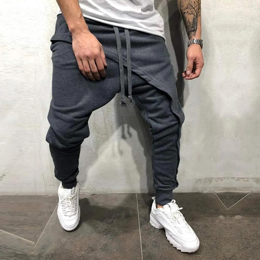 Cargo Sweatpants for Men Mens Lounge Pants Pants Mens Outdoors Jogger Pants Casual Athletic Drawstring Trousers Slim