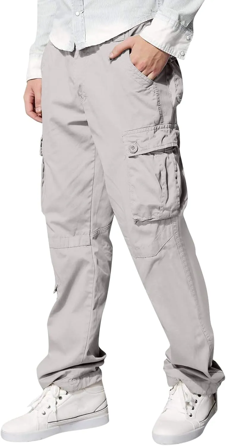 Cargo Sweatpants for Men Mens Lounge Pants Pants Work Pants Loose Fit Lightweight Workwear Casual Cargo Pull On Pants