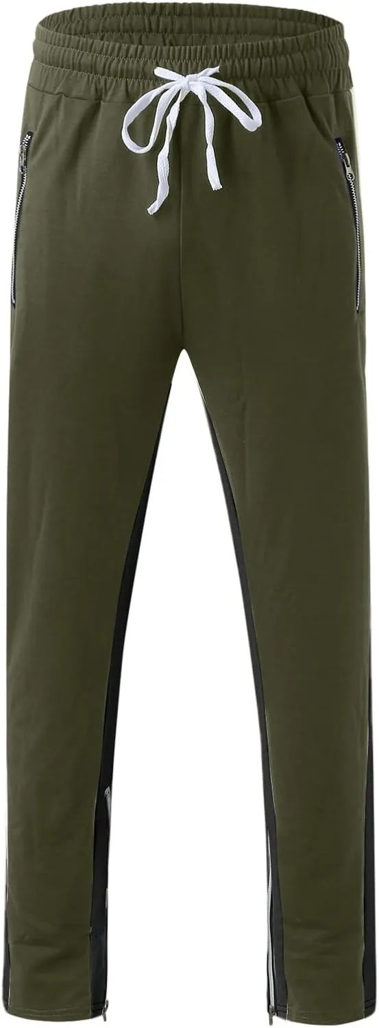 Cargo Trousers for Men Casual Multiple Pockets Outdoor Straight Type Fitness Long Pants Cargo Pants Trousers Cotton