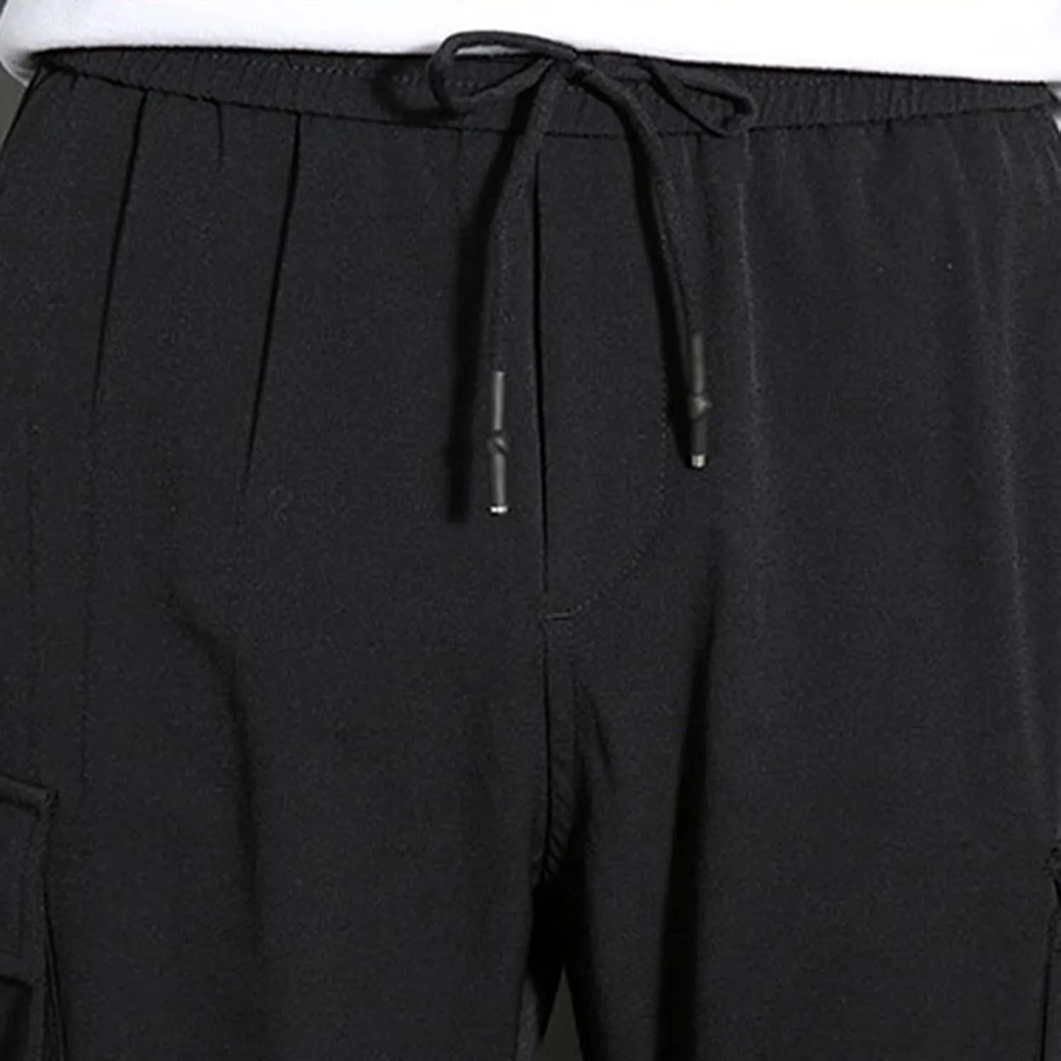 Cargo Trousers for Men Jogger Pants Fleece Sweatpants for Men Heavyweight Stretch Elastic Waist Jogger Sports Pants