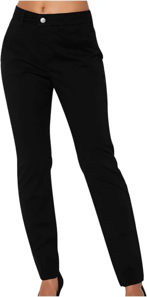 Casual Pants for Women Trendy Business Casual Work Pants Straight Leg Pants Comfort Dress Pants Trousers with Pockets