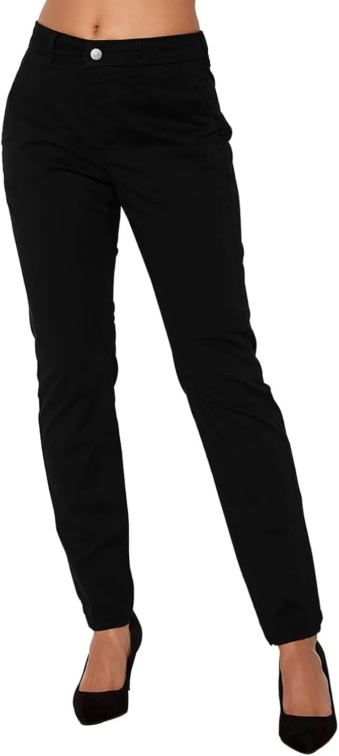 Casual Pants for Women Trendy Business Casual Work Pants Straight Leg Pants Comfort Dress Pants Trousers with Pockets