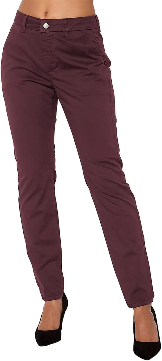 Casual Pants for Women Trendy Business Casual Work Pants Straight Leg Pants Comfort Dress Pants Trousers with Pockets