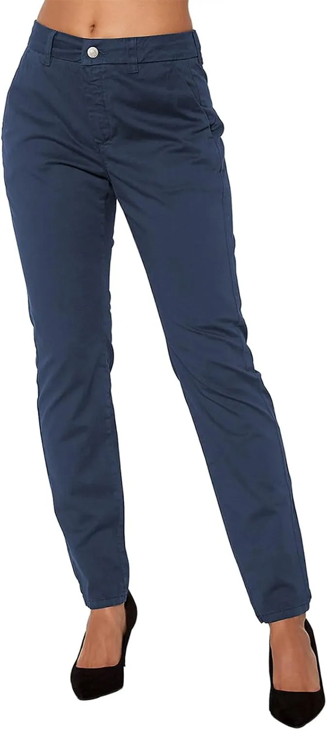 Casual Pants for Women Trendy Business Casual Work Pants Straight Leg Pants Comfort Dress Pants Trousers with Pockets
