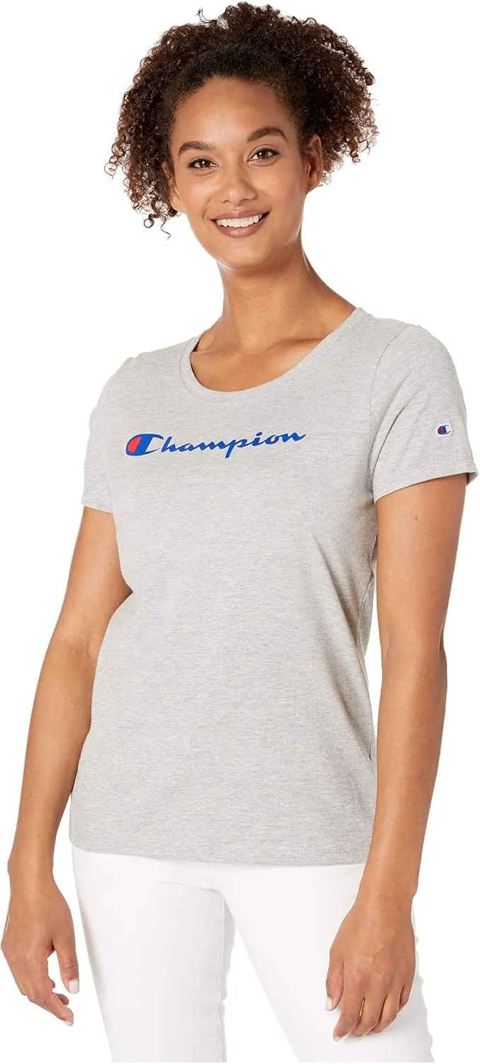 Champion Women'S Classic Tee, Script