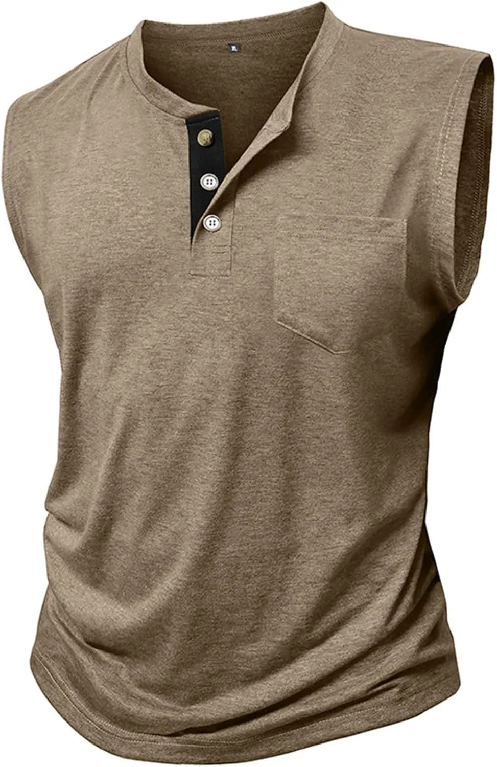 Compression Shirts Mens Trendy V Neck Sleeveless Muscle Cut Shirt Lightweight Quick Dry Athletic Workout Gym Tees