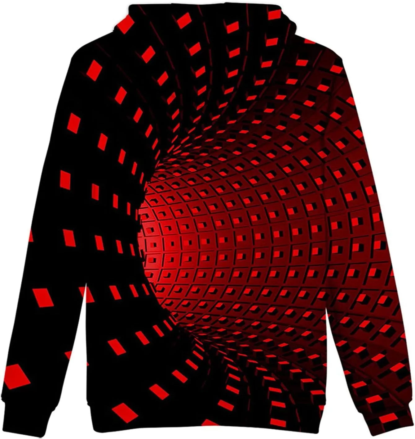 Cool Hoodies for Men 3D Printing Creative Round Neck Casual Long Shirts Top Blouse Mens Hoodies Pullover