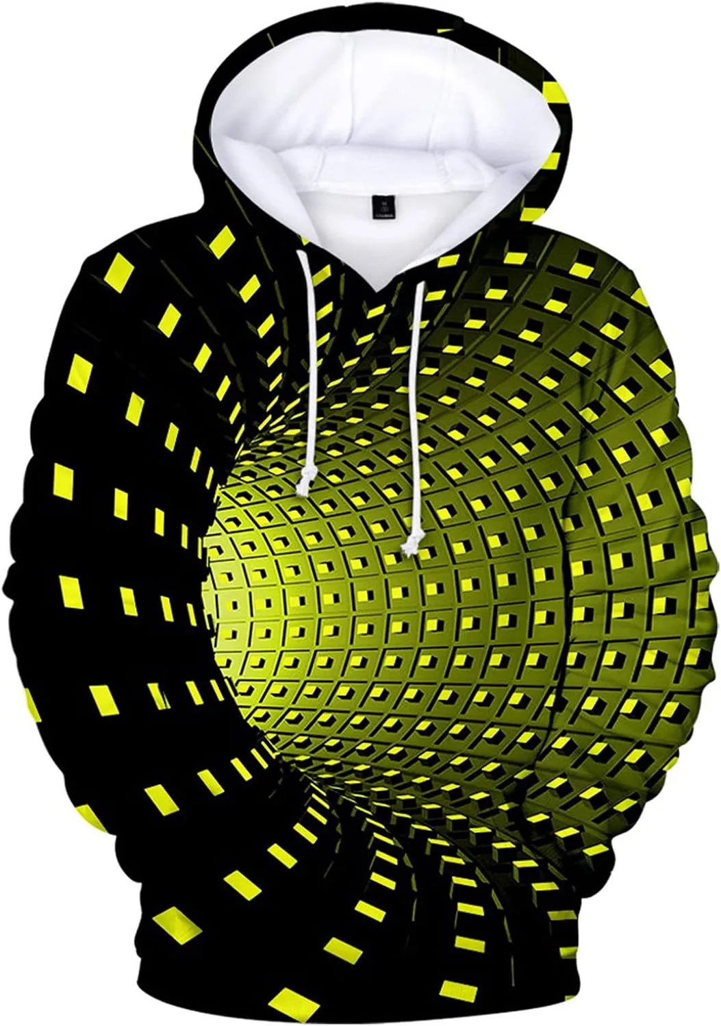 Cool Hoodies for Men 3D Printing Creative Round Neck Casual Long Shirts Top Blouse Mens Hoodies Pullover