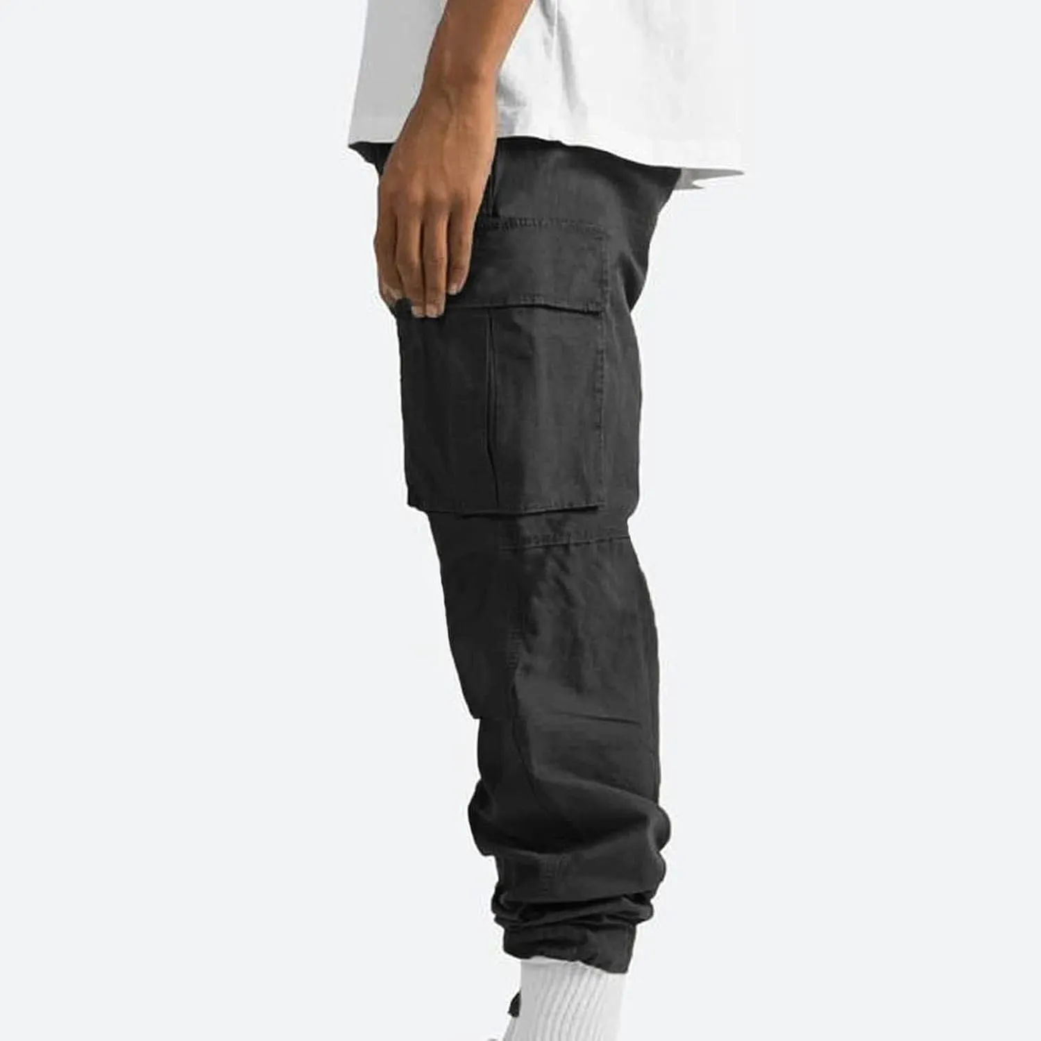 Dgoopd Cargo Pants for Men Big and Tall Ripstop Pants Outdoor Hiking Cargo Pants Lightweight Tactical Work Pants Joggers