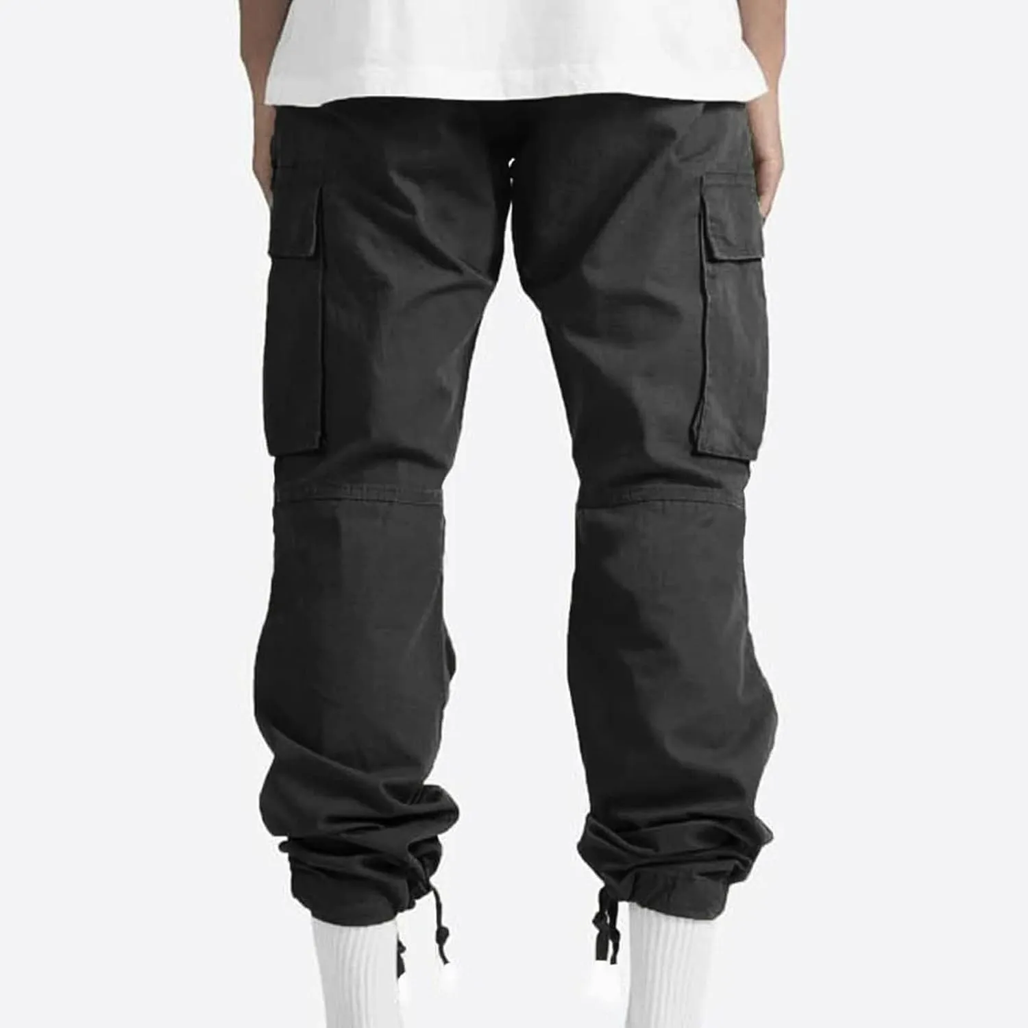 Dgoopd Cargo Pants for Men Big and Tall Ripstop Pants Outdoor Hiking Cargo Pants Lightweight Tactical Work Pants Joggers