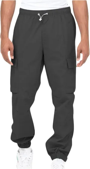 Dgoopd Cargo Pants for Men Stretch Hiking Pants Lightweight Tactical Pant Straight Leg Cargo Joggers Pants Outdoor Work Pants