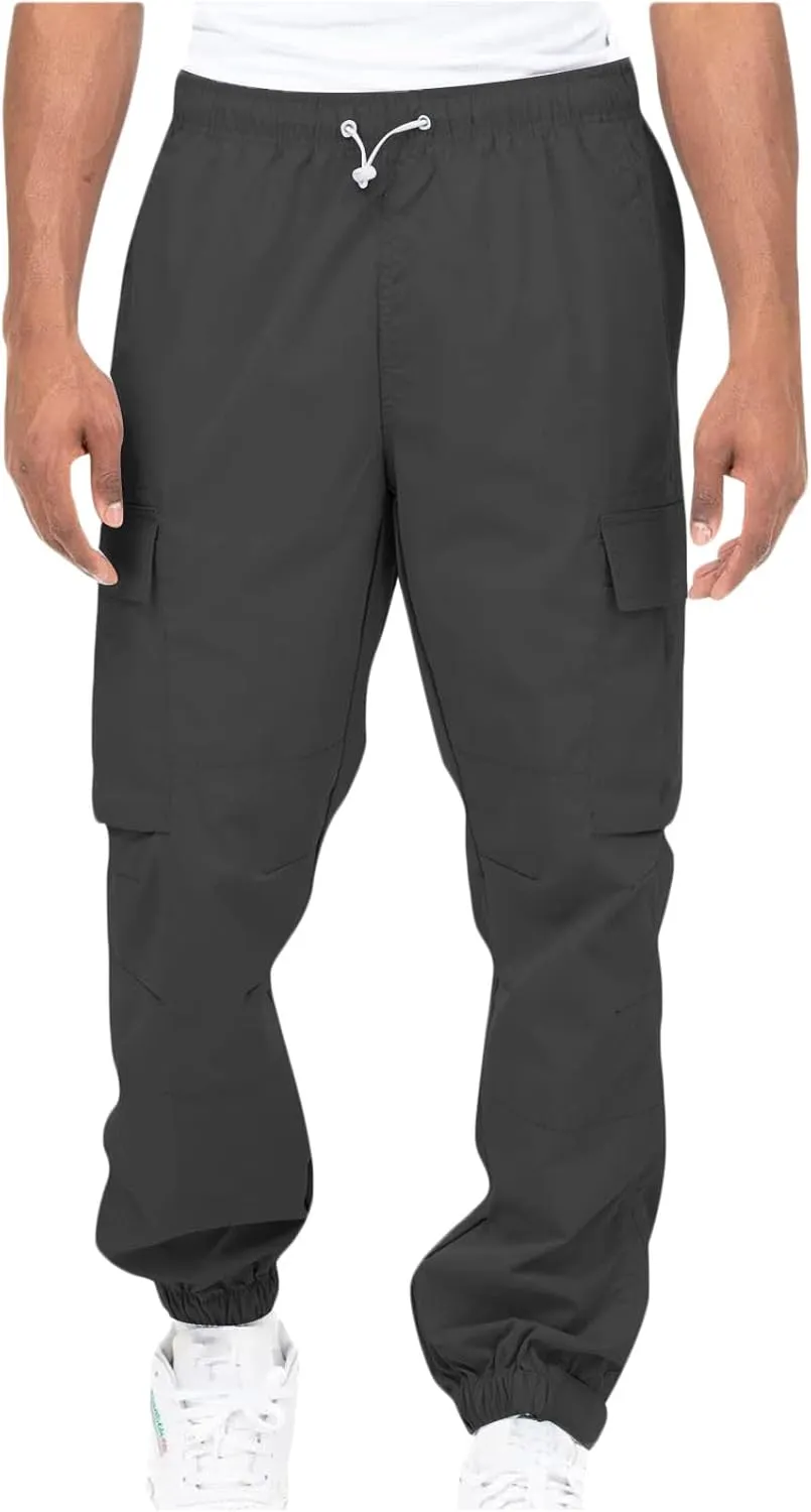 Dgoopd Cargo Pants for Men Stretch Hiking Pants Lightweight Tactical Pant Straight Leg Cargo Joggers Pants Outdoor Work Pants
