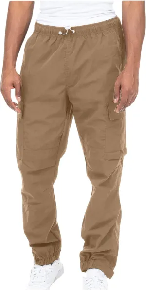 Dgoopd Cargo Pants for Men Stretch Hiking Pants Lightweight Tactical Pant Straight Leg Cargo Joggers Pants Outdoor Work Pants