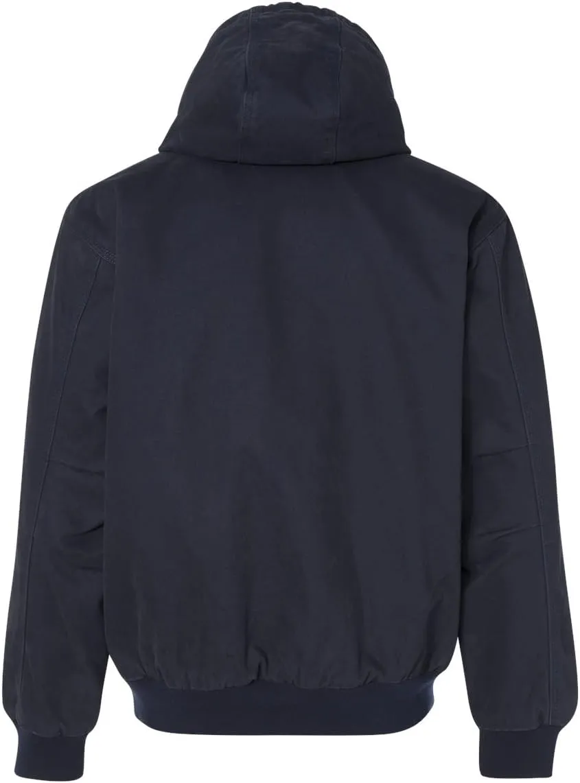 DRI Duck Men's 5020 / 5020T Cheyenne Hooded Boulder Cloth™ Zip Up Work Wear Jacket with Tricot Quilt Lining