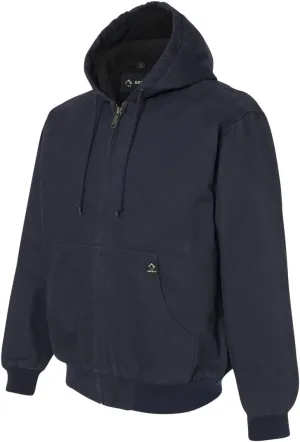 DRI Duck Men's 5020 / 5020T Cheyenne Hooded Boulder Cloth™ Zip Up Work Wear Jacket with Tricot Quilt Lining