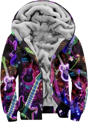 DuDubaby Plus Size Hoodie for Men Personalized Casual Printing Long Sleeve Zipper Sweater Thick Cotton Suit Winter
