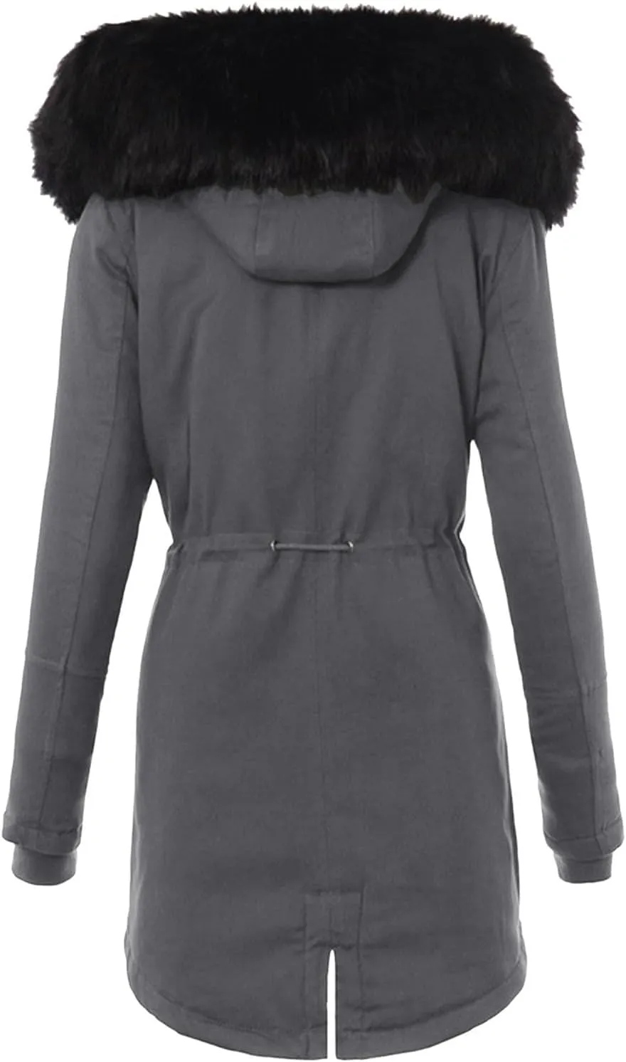 Fleece Jacket Women Long Sleeve Sherpa Hooded Winter Coats Regular Fit Thickened Plus Size Button Down Warm Jackets