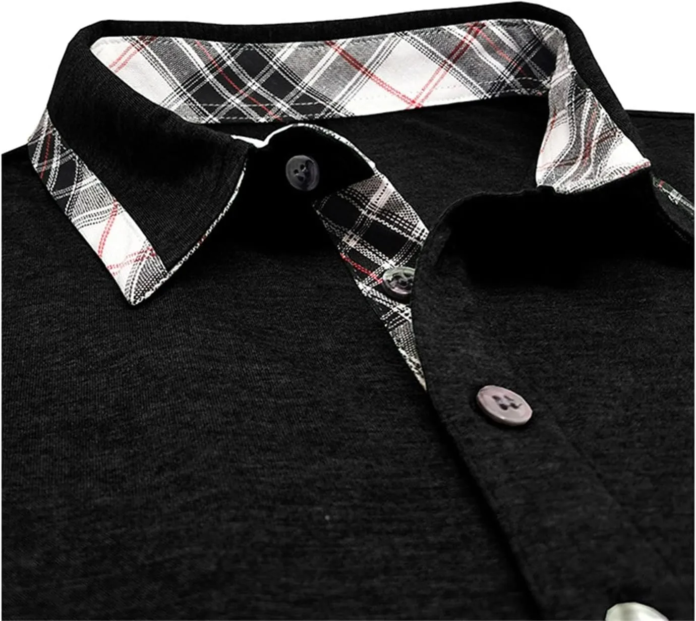 Golf Shirts for Men Long Sleeve Regular Fit Casual Golf Shirt Classic Athletic Quick Dry Performance Collared T-Shirts