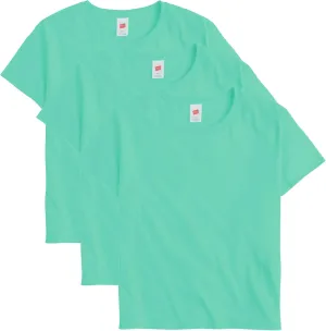 Hanes Women's Essentials Oversized T-Shirt Pack, Cotton Tee For Women, Relaxed Fit, 3-Pack