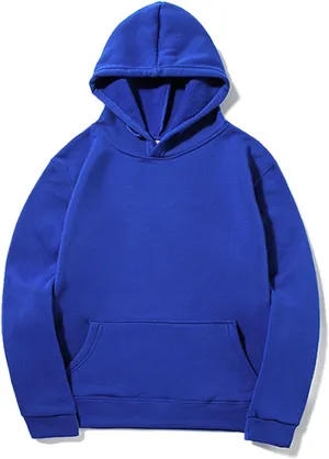 Hoodie for Men Long Sleeve Fleece Sweatshirts Simple Solid Color Fall Fashion Hooded Pullover with Pocket