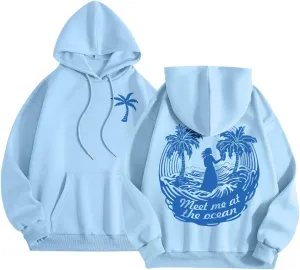 Hoodiefor Teen GirlTrendy 2024 Graphic Long Sleeve Preppy PPP HoodiePink Pom Puff Pullover Cute Oversized SweatshirtChristmaSweatshirtfor Women