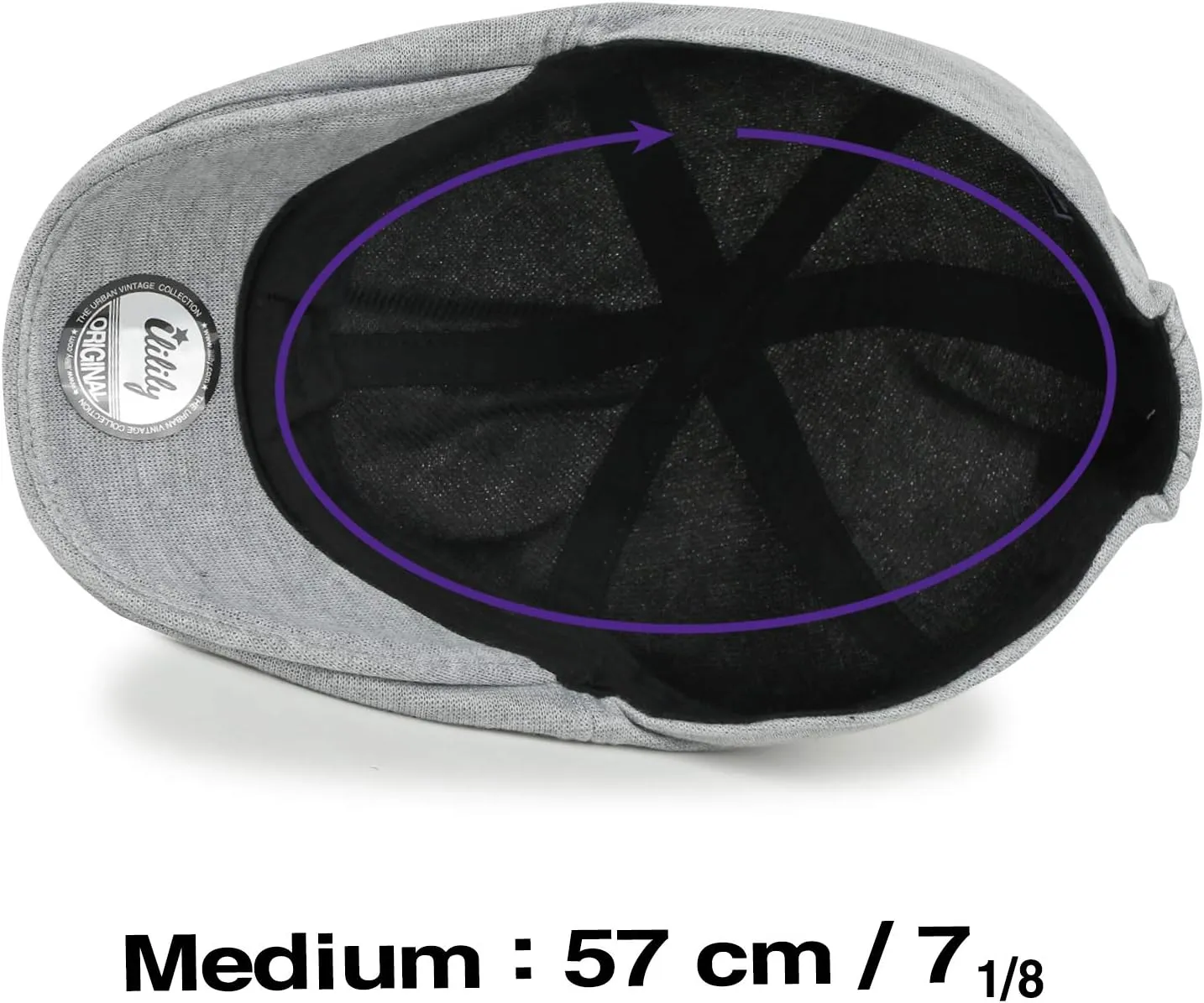 ililily Soft Cotton Newsboy Flat Cap Ivy Stretch-fit Driver Hunting Hat