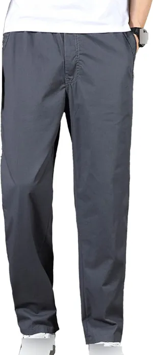 JEShifangjiusu Men'S Stretch Golf Joggers Pants Casual Cotton Cargo Pants Sweatpants Lightweight Casual Pants With Pockets