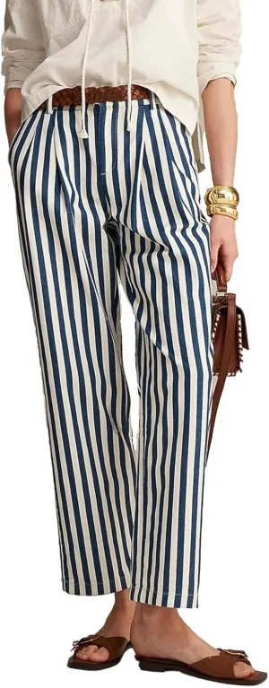Kedera Women Stripe Wide Leg Pants Casual Comfy Trousers Straight Casual Loose Lounge Pants Business Work Casual Pants