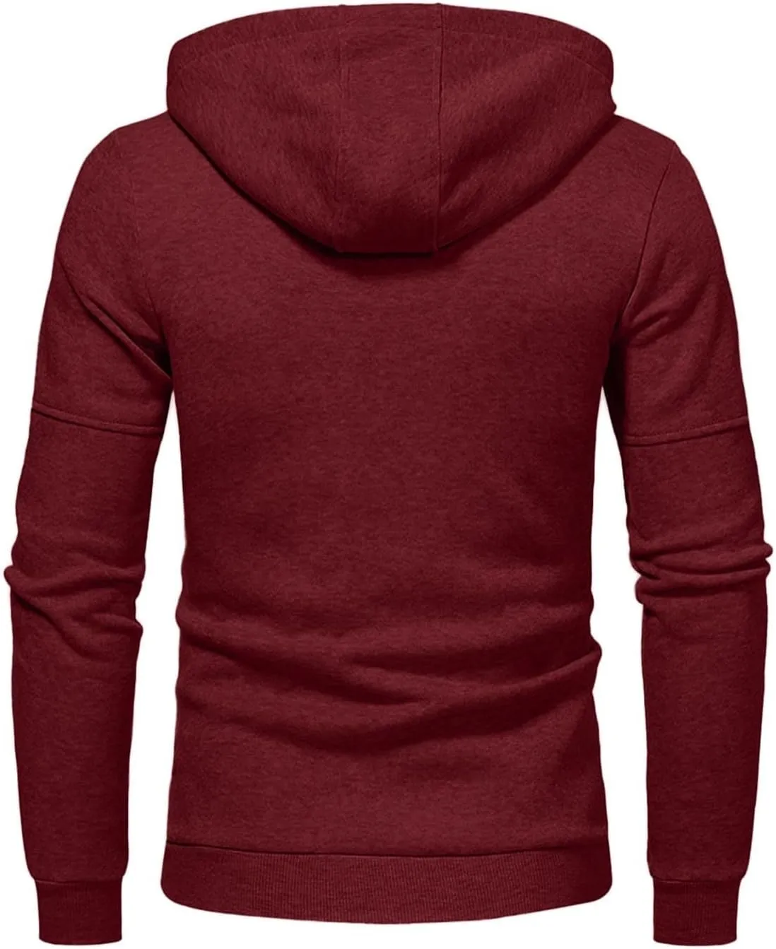 LCMTWX Hoodies for Guys Winter Casual Loose Solid Hooded Sweater Top With Zip Pockets Men's Hooded Fleece Sweatshirt Men's