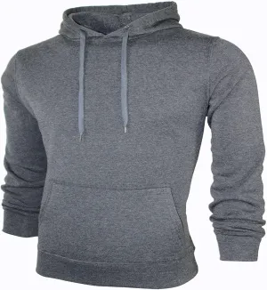 LCMTWX Men Hoodies And Winter Casual Loose Solid Hooded Sweater Top Drawstring Men's Hooded Sweatshirt Cotton Sweatshirt