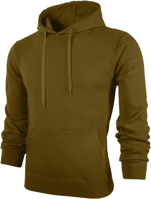 LCMTWX Men Hoodies And Winter Casual Loose Solid Hooded Sweater Top Drawstring Men's Hooded Sweatshirt Cotton Sweatshirt
