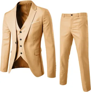 LCMTWX Slim Fit 2 Piece Suit Vest Party Wedding 3- Suit Slim Pants R Men's Coats Jackets Mens Slim Fit Suit Men Black Suit